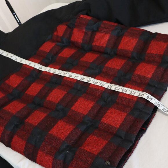 Pendleton Mens Red & Blk Buffalo Plaid Hooded 650 Down Water Resistant Coat Med - Picture 13 of 14